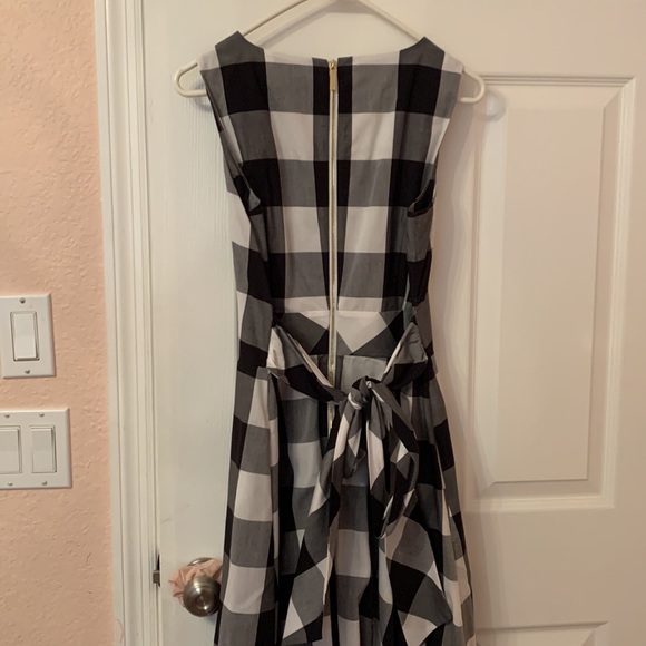 Calvin Klein black and white checkered dress. - Picture 4 of 4